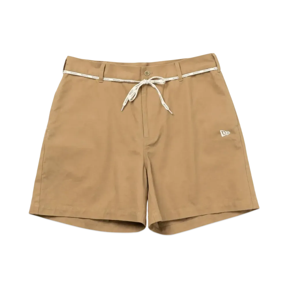 NEW ERA Chino Shorts Shoelace Belt "Khaki"