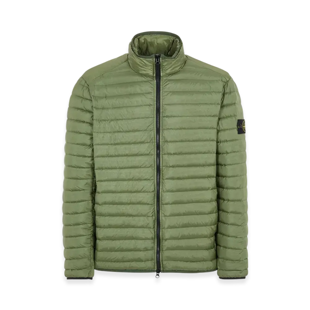 Stone Island 41524 Loom Woven Chambers R-Nylon Down-TC Garment Dyed Packable Jacket - 22FW "Olive Green"