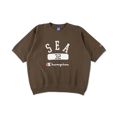WIND AND SEA x Champion Reverse Weave(R) S/S Crew Neck Sweatshirt "Coyote"