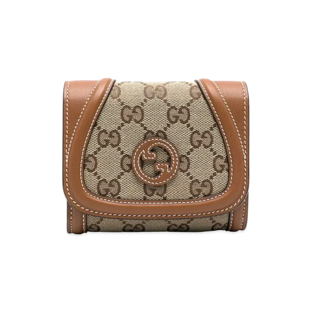 GUCCI Women's Wallets Leather "Leather Brown"