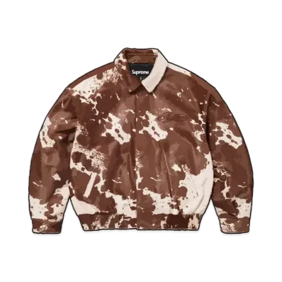 Supreme Ponyhair Varsity Jacket "Cow"