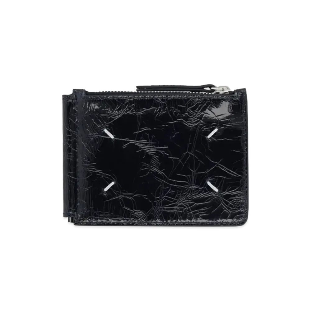 Maison Margiela Portafoglio A Pinza Four Stitches "Blue"