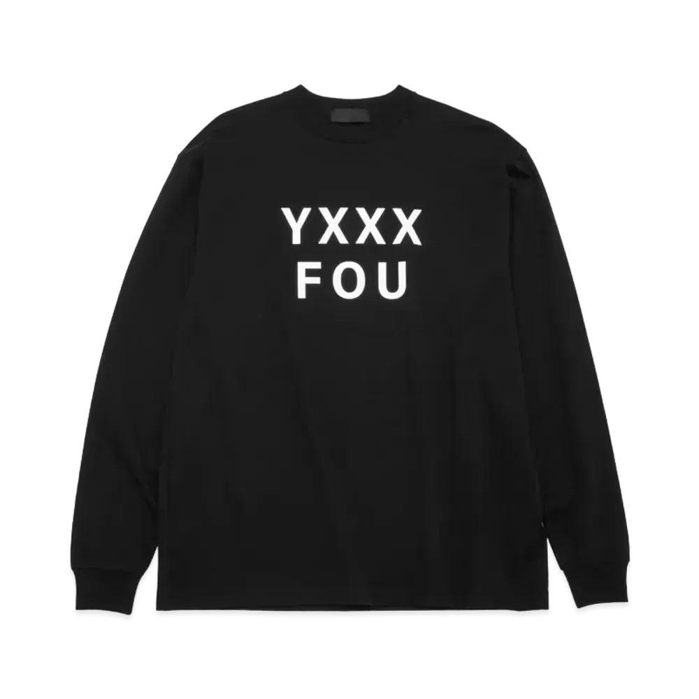 GOD SELECTION XXX LONG SLEEVE T-SHIRT GX-A22-LT-06 "Black"