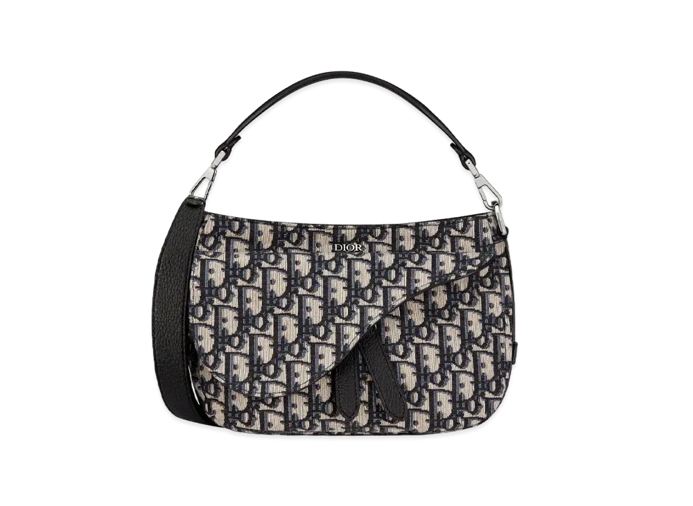 Dior Saddle Mini Soft Bag Dior Oblique Jacquard "Beige"