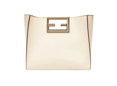 FENDI Way Medium Leather Bag "White"