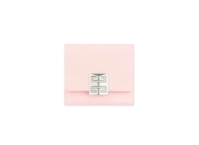 GIVENCHY 4G Trifold Wallet In Box Leather "Powder Pink"