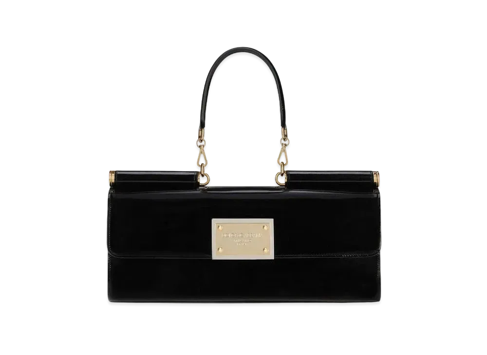 Dolce&Gabbana Nine Tissy Bag Shiny Calfskin "Black"