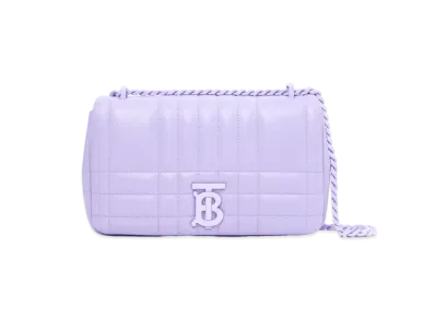 BURBERRY Small Quilting Lamb Skin Lola Bag "Soft Violet"