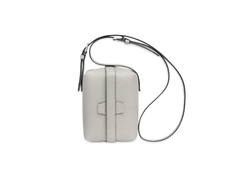 Valextra Trick Track Crossbody "Ash Gray"