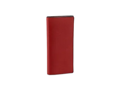 Valextra Perth Snap Button "Red"