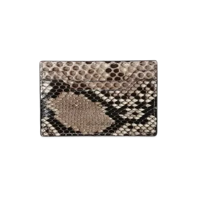 WACKO MARIA SPEAK EASY / PYTHON LEATHER CARD CASE "White"