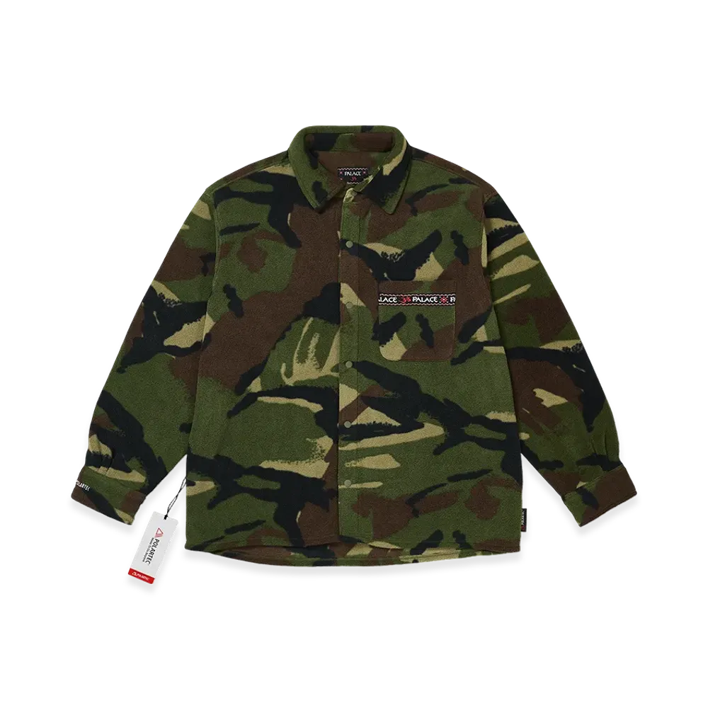 PALACE Polartec Om Fleece Overshirt "Woodland Camo"