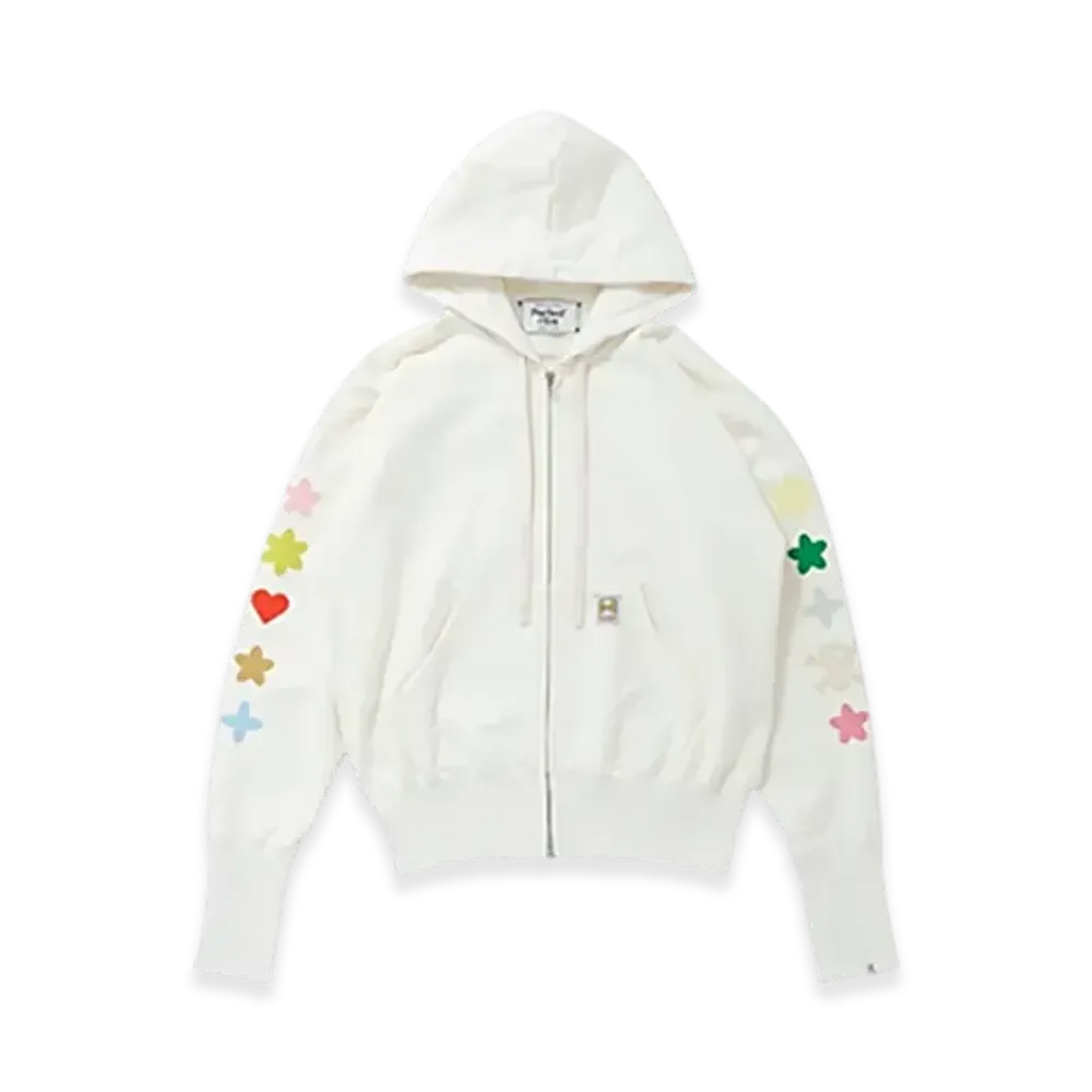 Perfect ribs x HAROSHI Zip Hoodie "White"