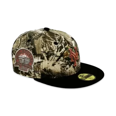 NEW ERA x THE CAP 59Fifty Black Real Tree New York Mets "Tree Camo/Black"