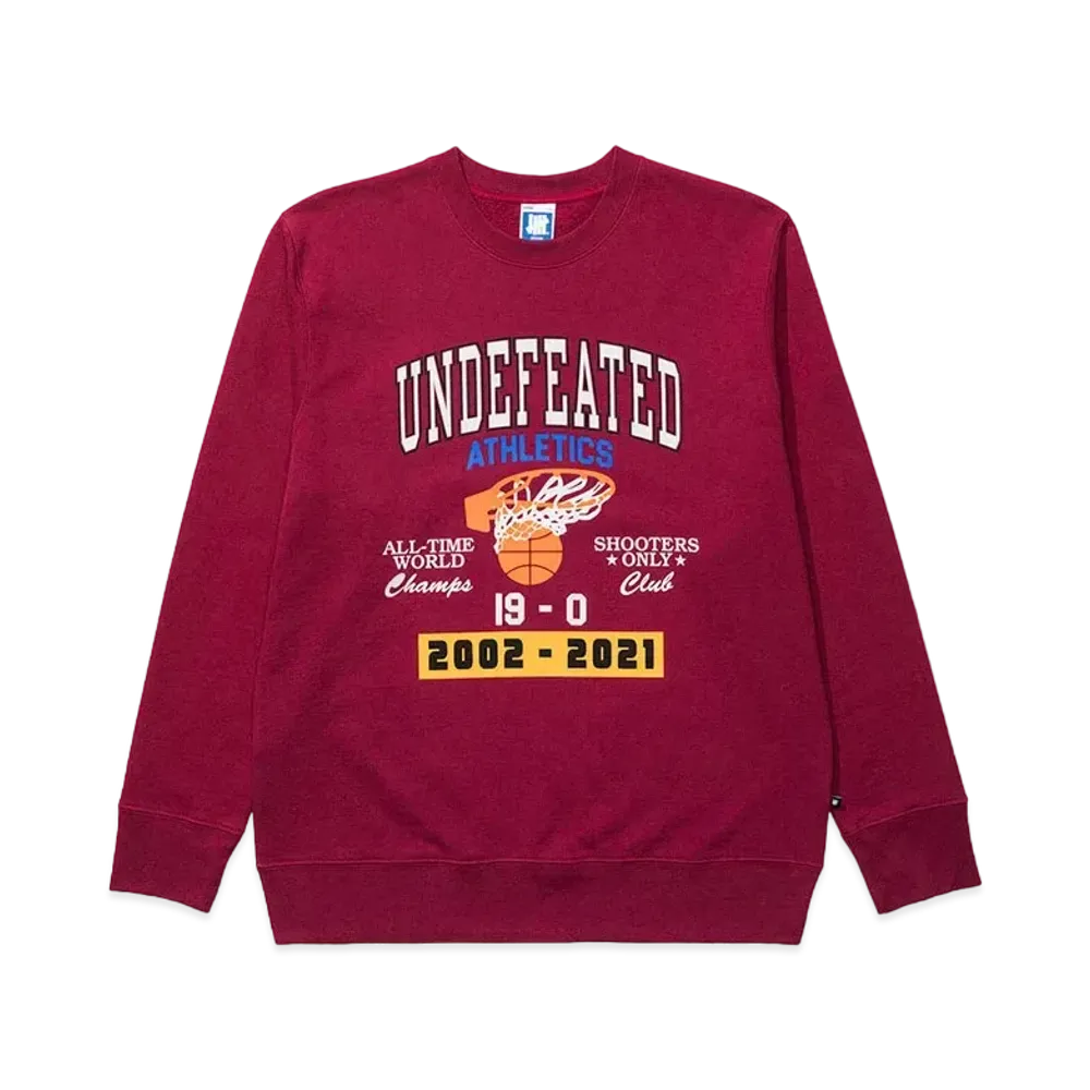UNDEFEATED ALL-TIME CREWNECK - 70013 "Burgundy"
