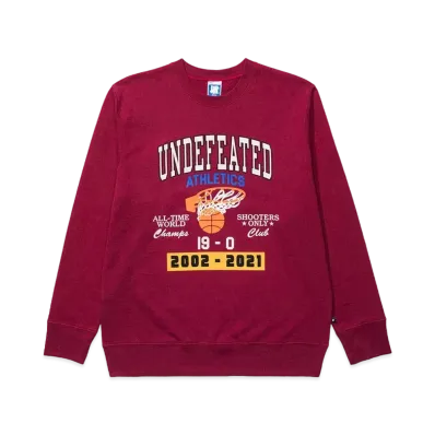 UNDEFEATED ALL-TIME CREWNECK - 70013 "Burgundy"