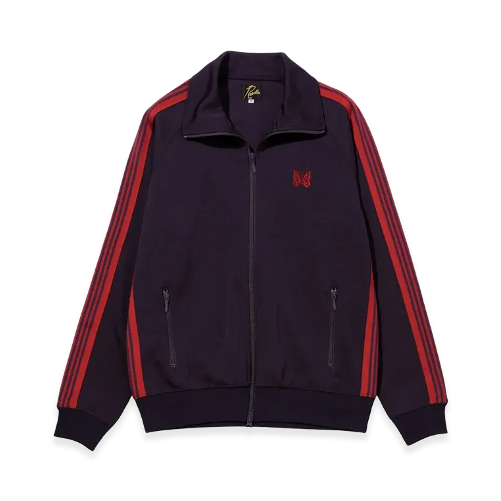 NEEDLES Track Jacket Poly Smooth "Dark Purple"