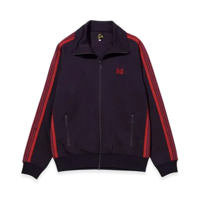 NEEDLES Track Jacket Poly Smooth "Dark Purple"