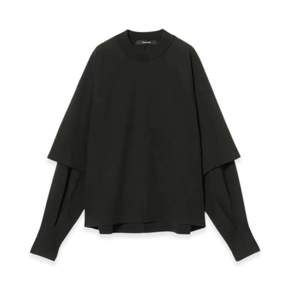 BEAMS x Seventh / Raglan Layered Long Sleeve "Night"