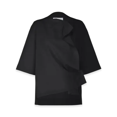 132 5. ISSEY MIYAKE Flat One Tuck T "Black"
