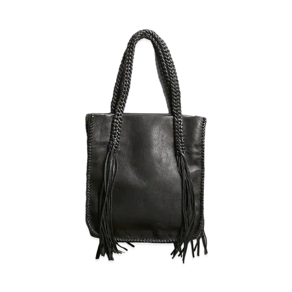 Needles DEER BRAIDED TOTE "Black"