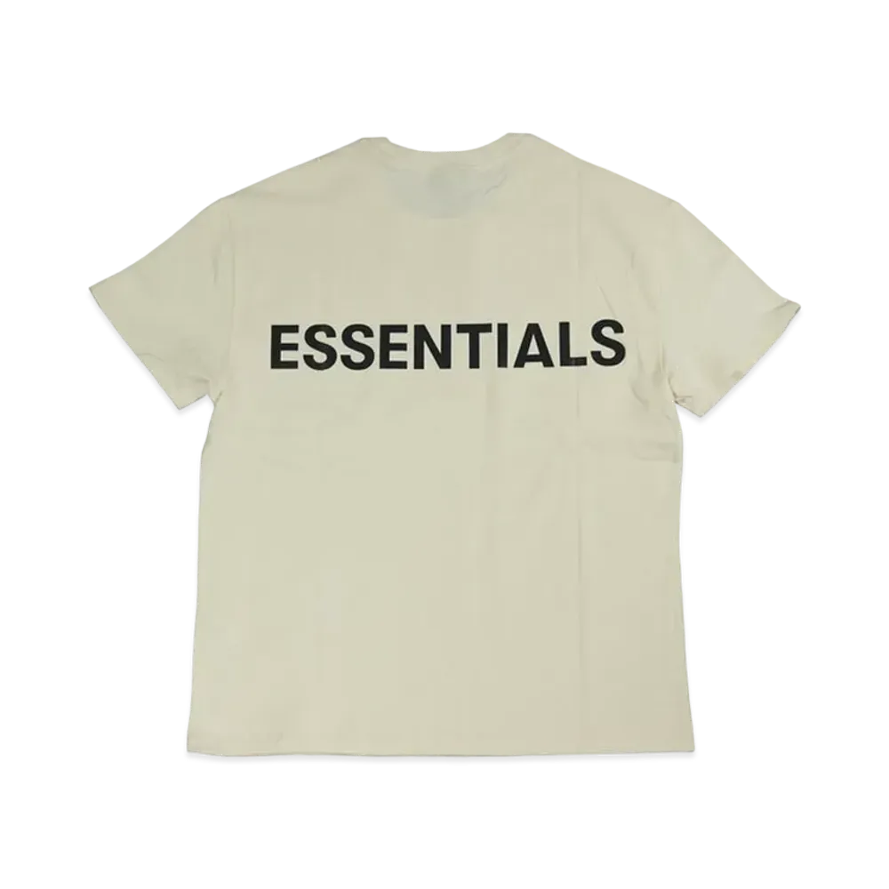 FEAR OF GOD ESSENTIALS 3M Logo Boxy T-Shirt "Cream"