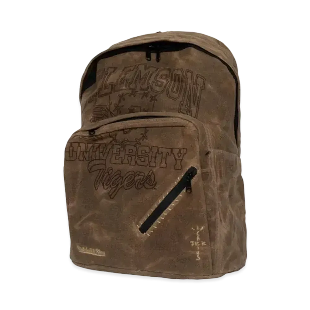 Travis Scott x M&N x Clemson University Backpack "Beige"