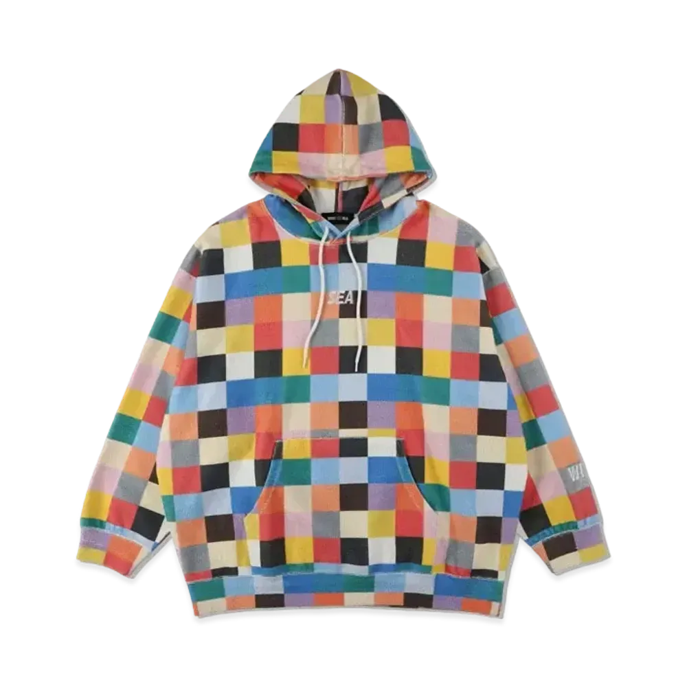 WIND AND SEA SEA (Pattern) Back Pile Hoodie "Color Block"