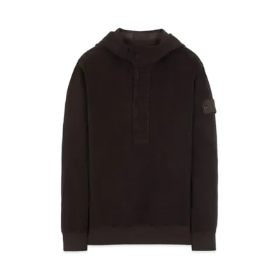 Stone Island 667F3 COTTON NYLON MOLESKIN-TC_GHOST PIECE "Dark Brown"