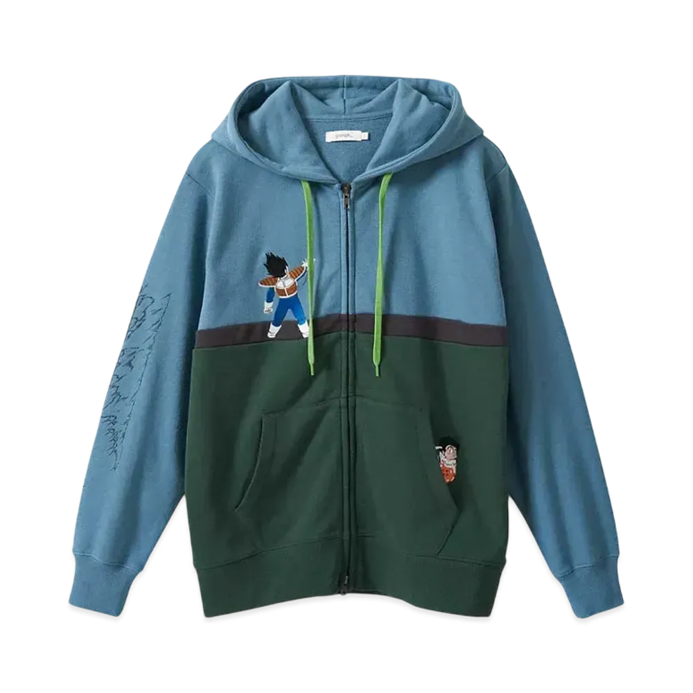 graniph x Dragon Ball Z Hidden Dragon Ball Fleece Zip Parka "Green"