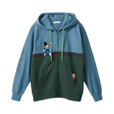 graniph x Dragon Ball Z Hidden Dragon Ball Fleece Zip Parka "Green"