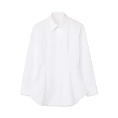 Yohji Yamamoto 100/2 BROAD HEM FLARED B "White"