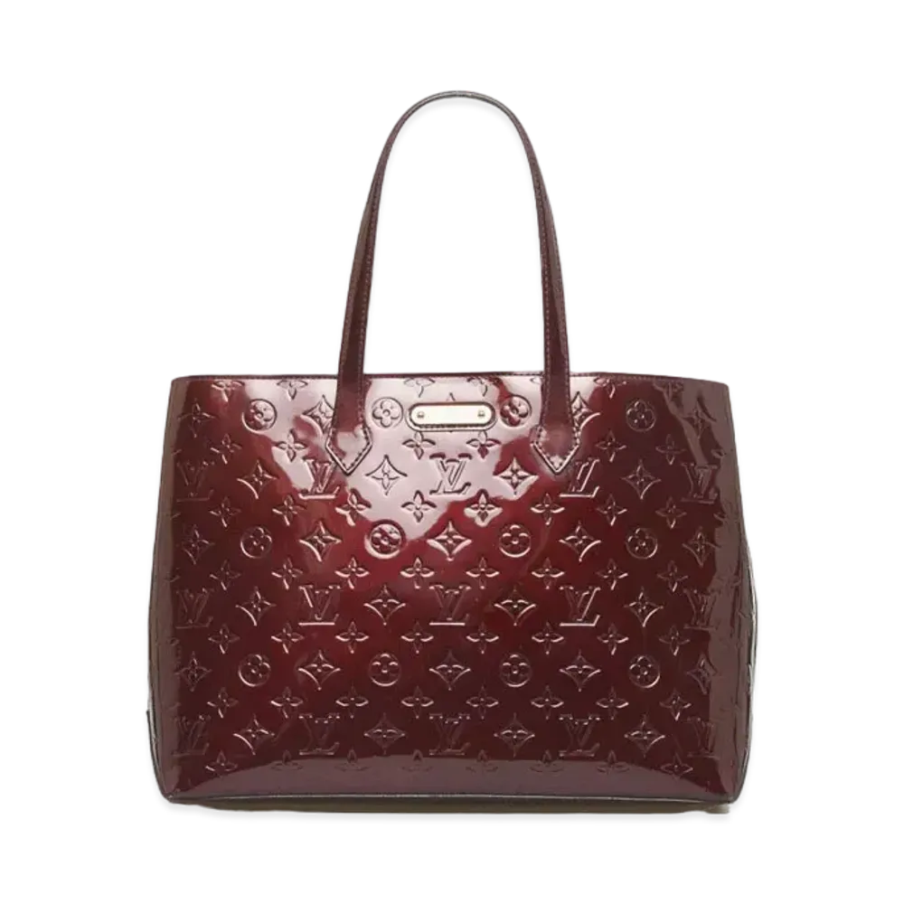 Louis Vuitton Wilshire MM Monogram Vernis "Rouge Fauviste"