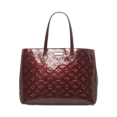 Louis Vuitton Wilshire MM Monogram Vernis "Rouge Fauviste"