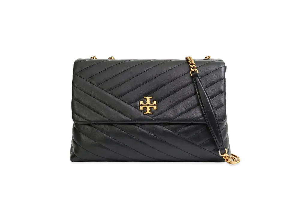 Tory Burch Kira Chevron Convertible Shoulder Bag "Black"