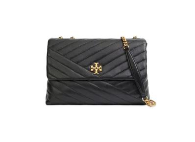 Tory Burch Kira Chevron Convertible Shoulder Bag "Black"