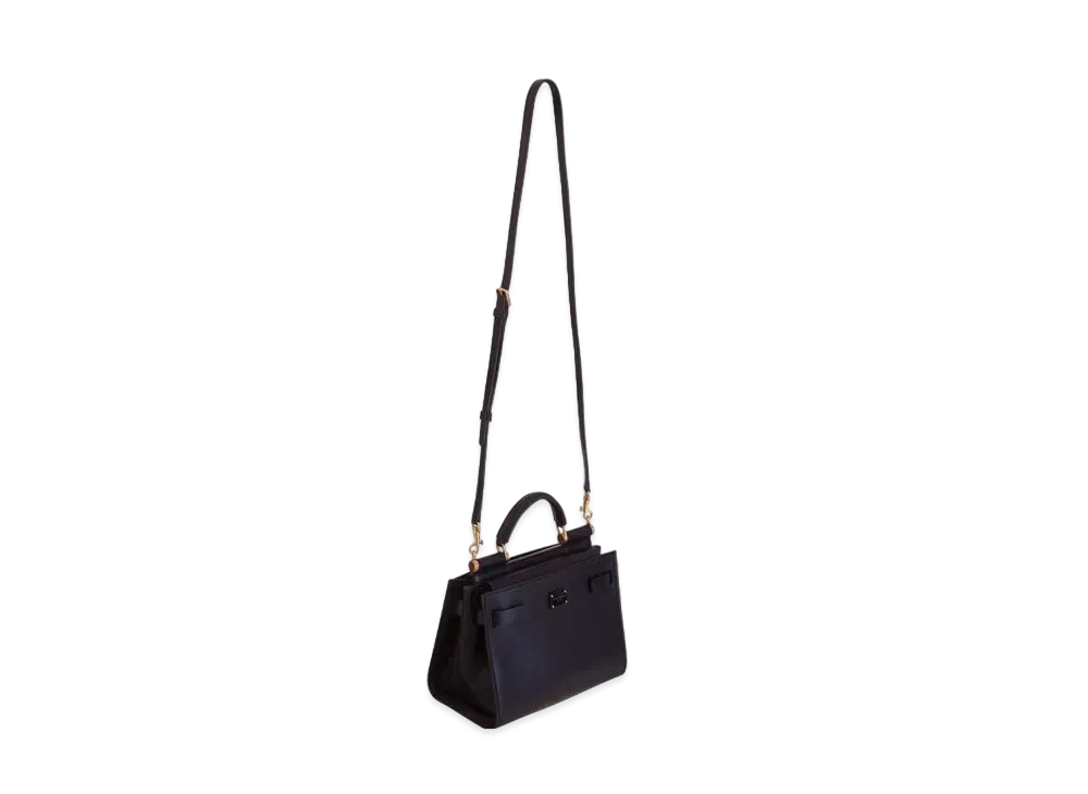 Dolce&Gabbana Sicily 62 Bag Small Calfskin "Black"