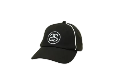 Stussy Low Profile Contrast Piping Snapback "Black"
