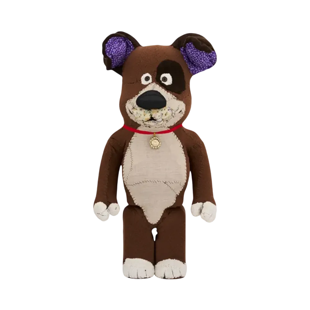 MEDICOM TOY "BEARBRICK" Anne Valerie Dupond One Of Kind Gold Collar 1000%