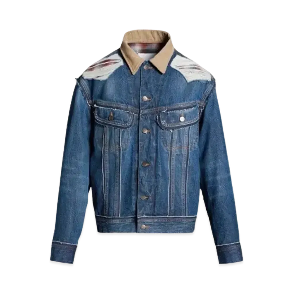 Maison Margiela Pendleton Denim Jacket "Navy"