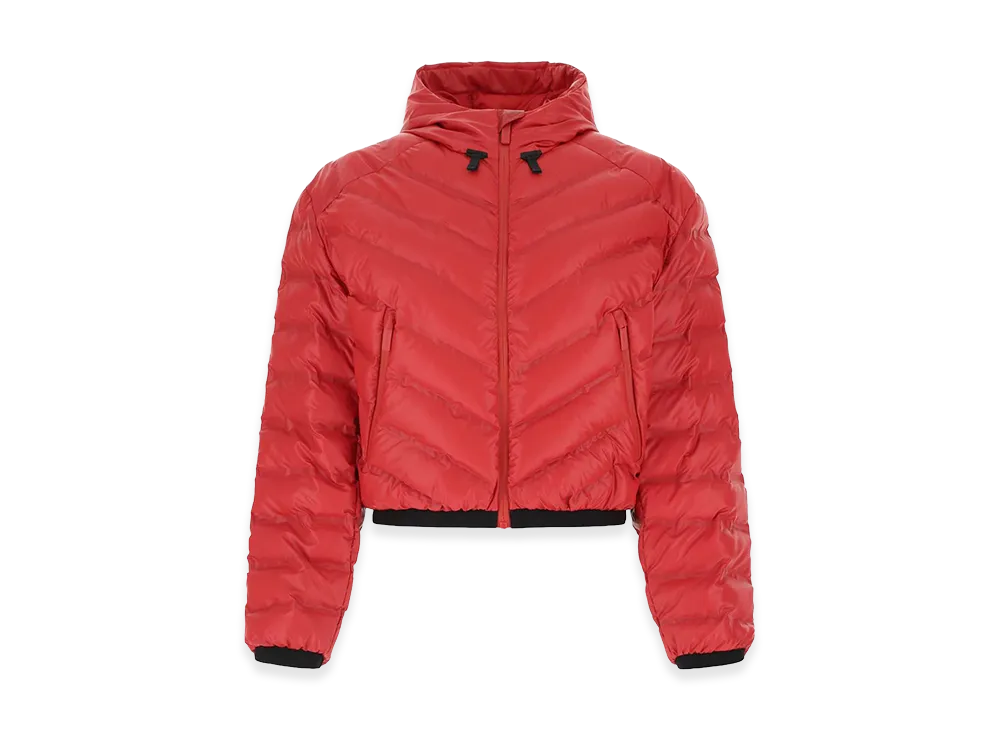 PRADA Women's Polyurethane Blend Padded Jacket "Red"