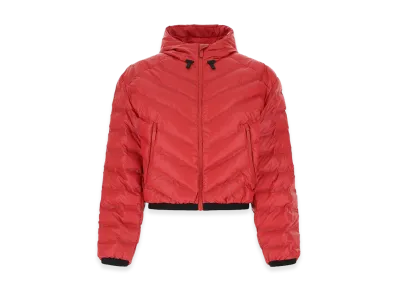 PRADA Women's Polyurethane Blend Padded Jacket "Red"