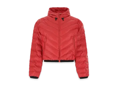 PRADA Wonen's Polyurethane Blend Padded Jacket "Red"