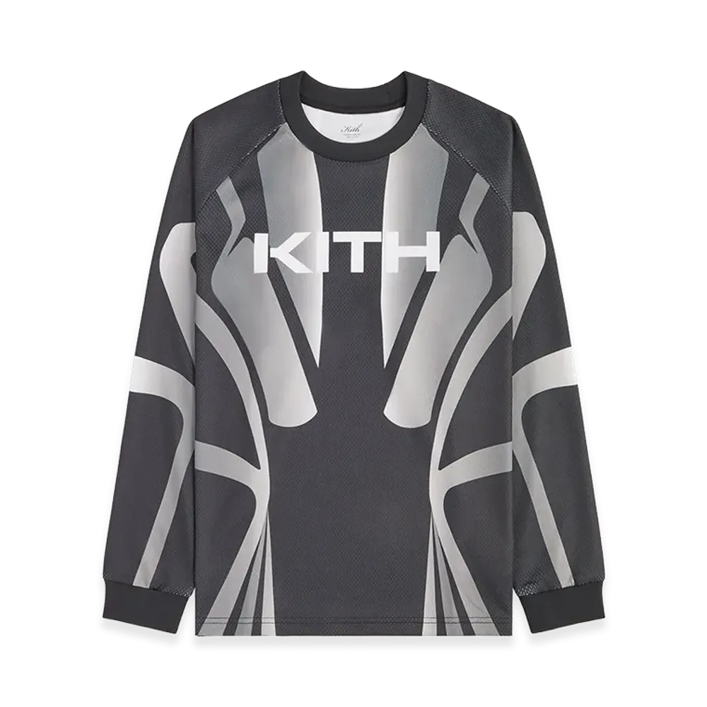 Kith Women's Ridley Titanium Tech Long Sleeve "Black"