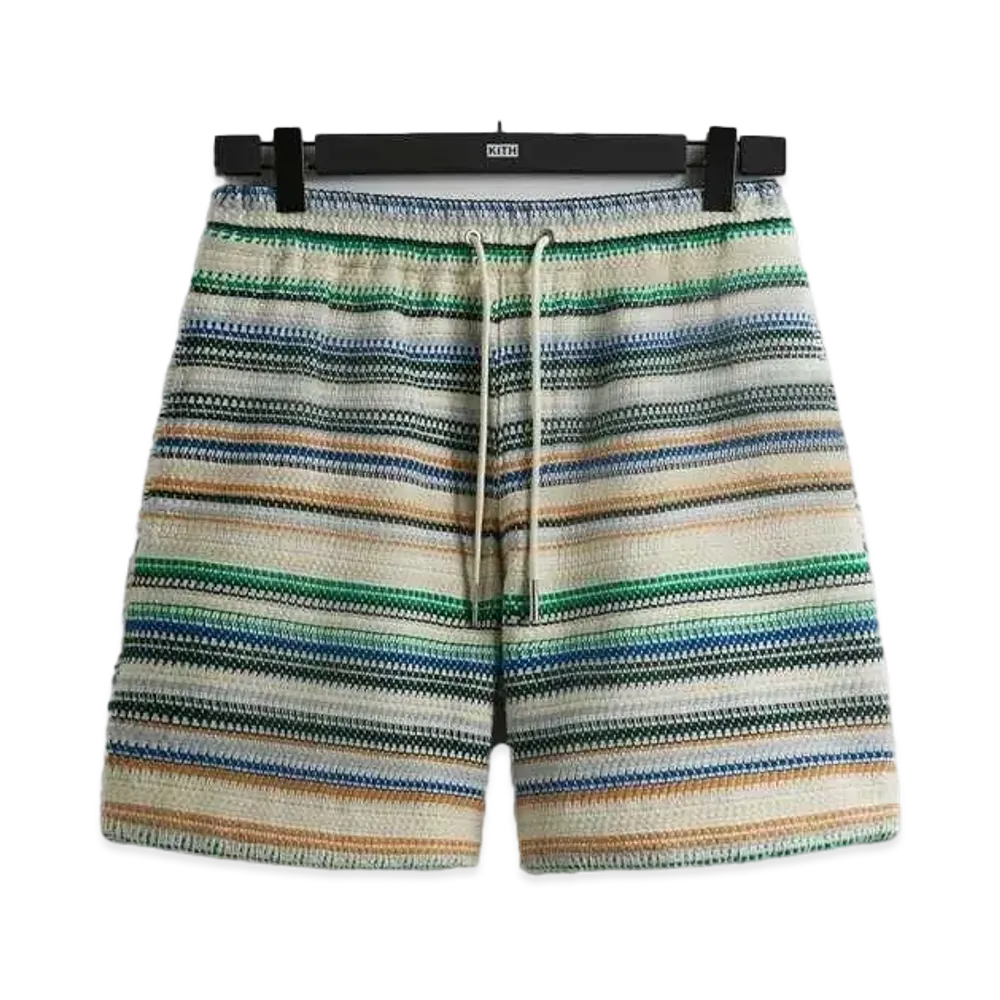 Kith Woven Stripe Curtis Short "Current"