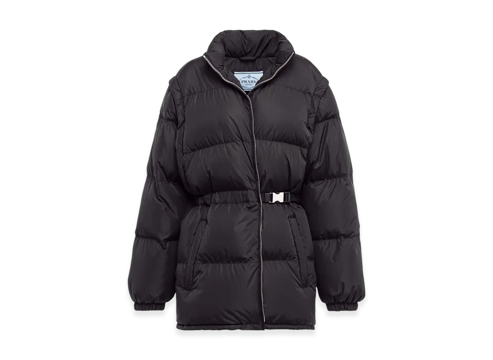 PRADA Women's Light Re-Nylon Down Jacket "Black"
