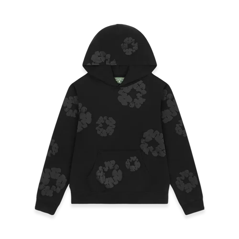 DENIM TEARS Mono Wreath Hoodie "Black"