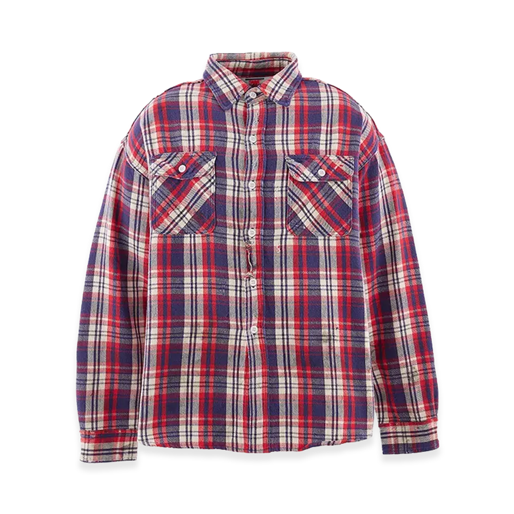 Saint Mxxxxxx Flannel Shirt/Check "Beige"