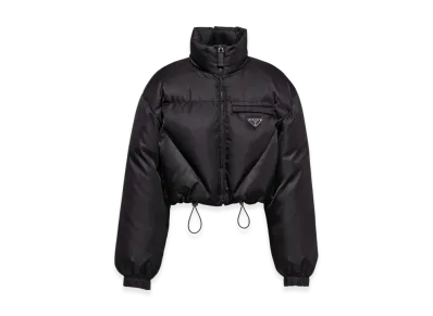 PRADA Women's Re-Nylon Gabardine Down Jacket "Black"