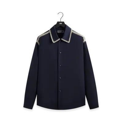 Kith Crochet Detail Apollo Shirt "Nocturnal"